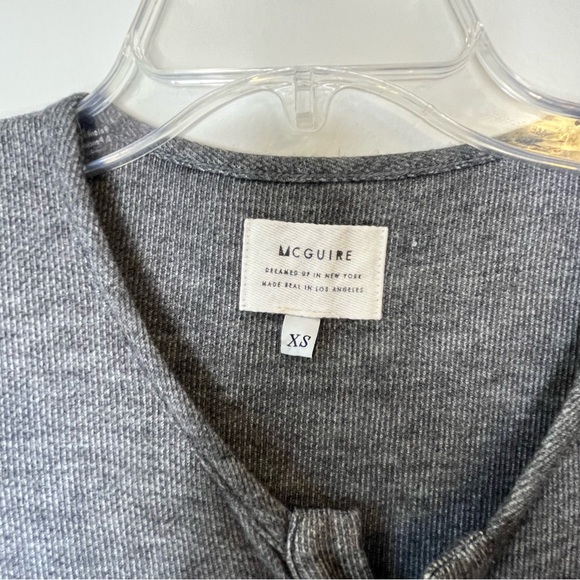 Anthro McGuire Flight Jumpsuit Gray Casual Onesie - Picture 6 of 11